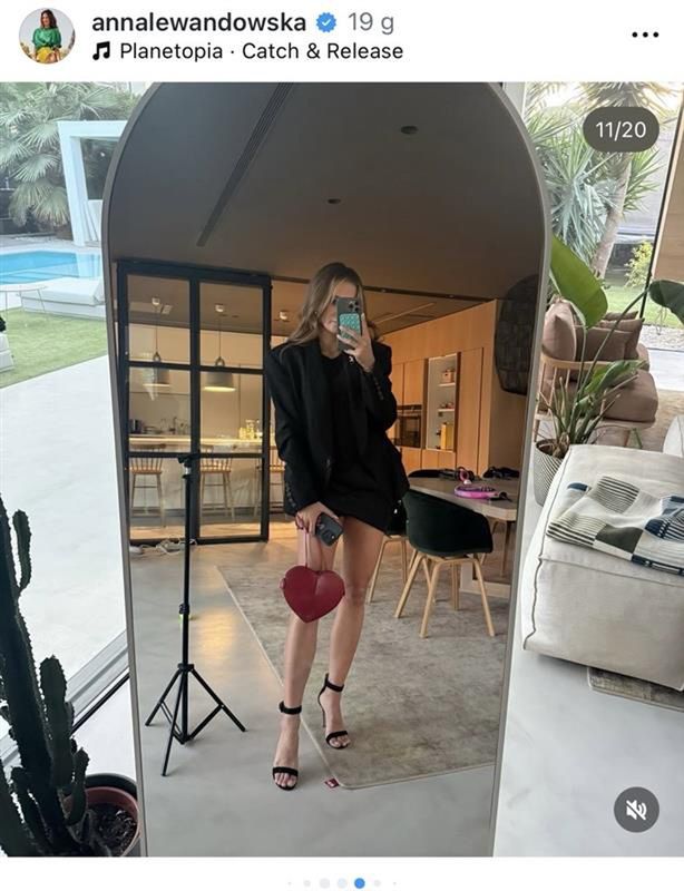 Anna Lewandowska w mini