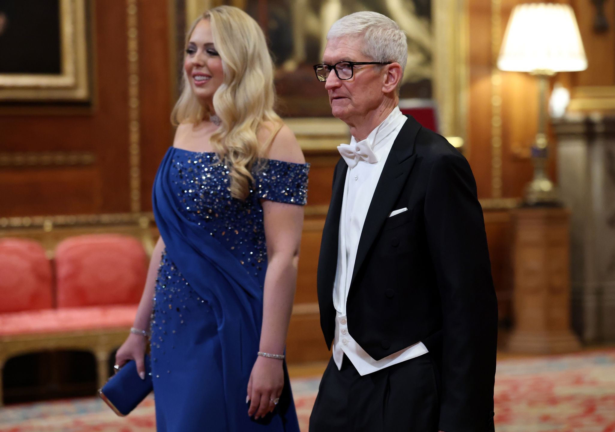 Tiffany Trump na balu w Windsorze
