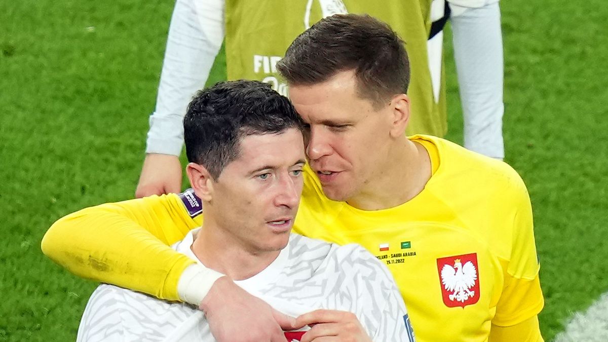 Getty Images /  Peter Bryne/PA Images  / Na zdjęciu: Robert Lewandowski i Wojciech Szczęsny