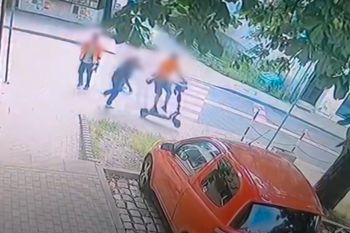 Zielona Góra: Potrącenie pieszego na chodniku. Hulajnoga elektryczna w akcji