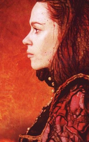 Fragment plakatu słowackiego filmu o Elżbiecie Batory