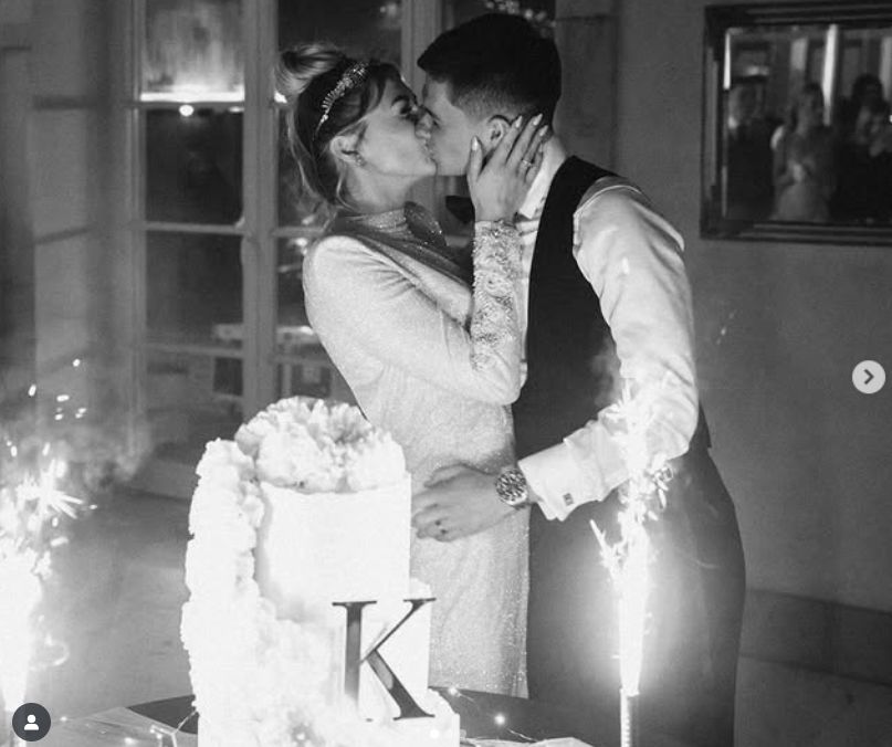 Kamil Majchrzak z żoną