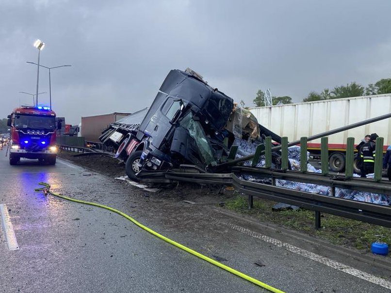 Szykuje się paraliż Krakowa. Poważny wypadek na A4