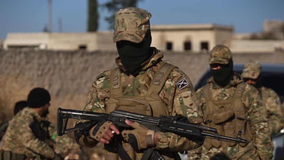 TEL RIFAT, SYRIA - DECEMBER 01: The Syrian National Army (SNA) continues its advance in the Tel Rifat district as part of Operation Dawn of Freedom, an operation launched against the PKK, listed as a terrorist organization by Turkiye, the U.S. and the EU, and YPG, which Turkiye consider as the extension of PKK in Syria, between Tel Rifat and Manbij on December 01, 2024 in in Tel Rifat, Syria.  (Photo by Abdulfettah Huseyin/Anadolu via Getty Images)