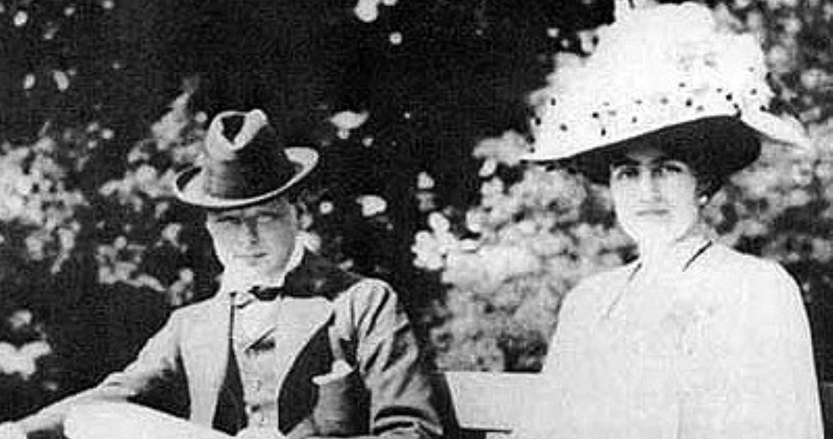 Winston Churchill z żoną