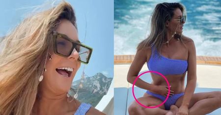 Małgorzata Rozenek korzysta z życia na jachcie. Fanka: "Chyba ZA MOCNO PRZEROBIONE FOTO"