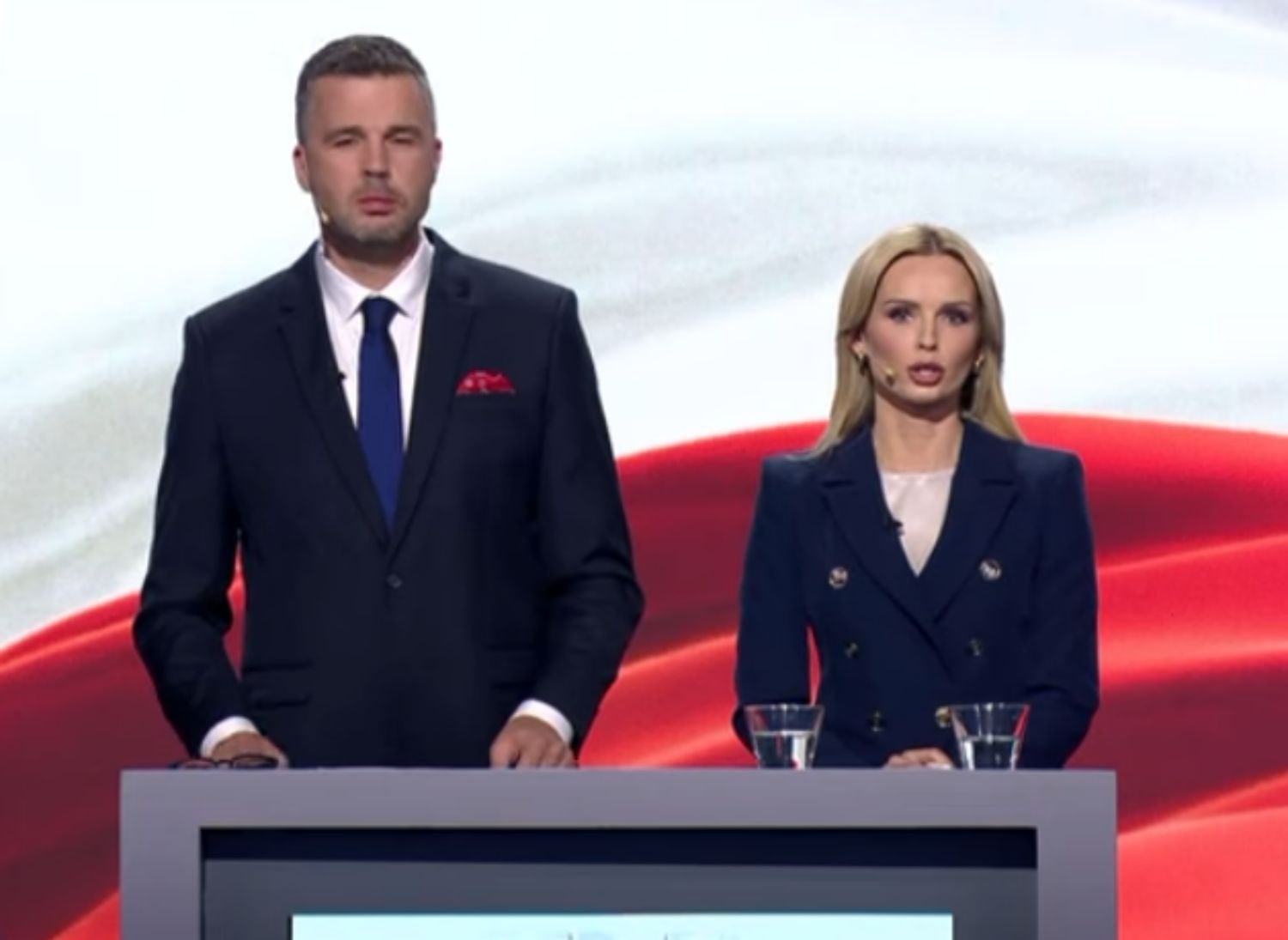 Michał Rachoń i Anna Bogusiewicz