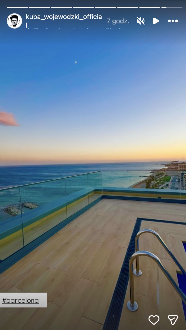 Kuba Wojewódzki pokazał kadr z Barcelony
