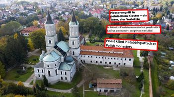 Atak nożownika w polskim klasztorze. Zagraniczne media piszą o tragedii