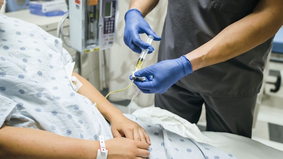 Nurse injecting medicine into tube of patient
FS Productions
authentic, authenticity, caucasian, close up, drug, expert, gen z, girl, health, healthcare, hospital bed, hospital room, houston, intravenous, man, medical, minority, needle, pain killer, pharmaceutical