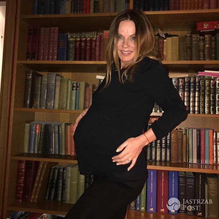 Geri Halliwell Horner na dzień przed porodem - Instagram