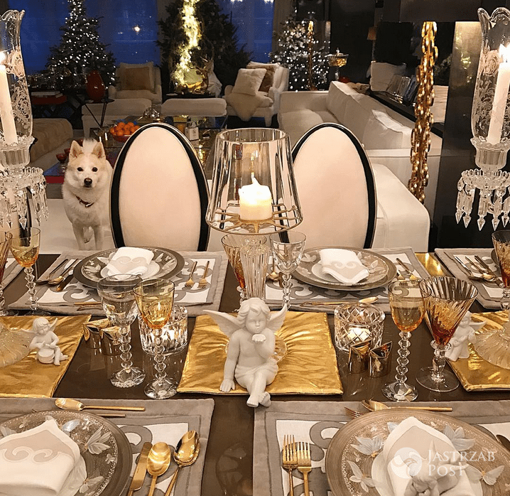 Dekoracja stołu na wigilijną kolację - Joanna Przetakiewicz