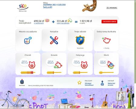 Bankowość internetowa dla dzieci w PKO BP 