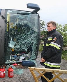 Sprawca zderzenia autokarów może posiedzieć pięć lat