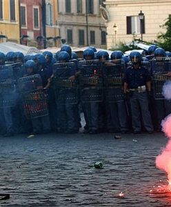 Trzech włoskich policjantów rannych w starciach z przeciwnikami Busha