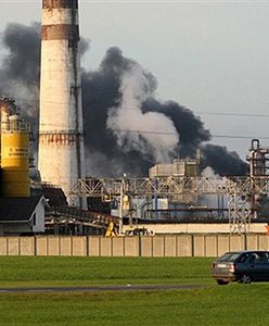 Płonie rafineria Możejki