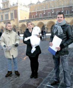 Duch prezydenta Majchrowskiego na krakowskim rynku