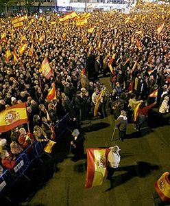 Antyrządowa demonstracja przeciw ETA w Madrycie