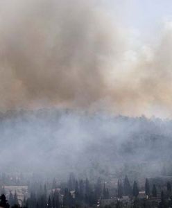 Wielki pożar koło Jerozolimy