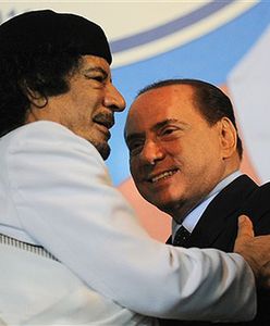 Kadafi i Berlusconi świętowali rocznicę przyjaźni