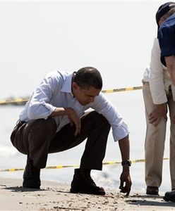Obama na miejscu katastrofy ekologicznej