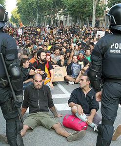 "Oburzeni" protestują w Barcelonie - 36 osób rannych