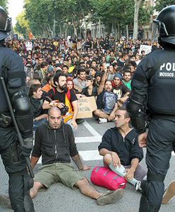 "Oburzeni" protestują w Barcelonie - 36 osób rannych