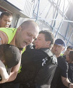 Blaszak rozpalił warszawiaków, policja - komorników