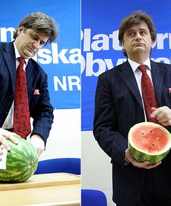 Kogo symbolizuje arbuz na konferencji Palikota?