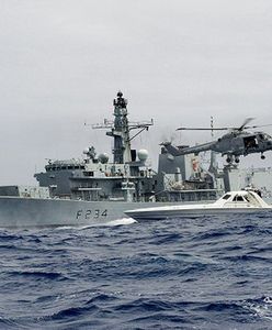 Okręt księcia Williama udaremnił przemyt 900 kg kokainy