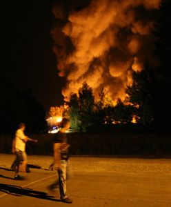 Pożar fabryki pod Opolem