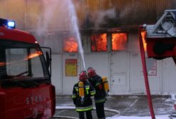 Spłonął poznański supermarket