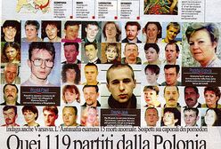 Zdjęcia zaginionych Polaków w "La Repubblica"