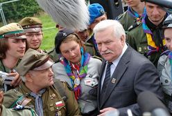 Dzień Polski i Lech Wałęsa na Światowym Jamboree Skautowym w Anglii