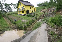 Groźne osuwiska w Małopolsce