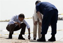 Obama na miejscu katastrofy ekologicznej