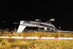 Awaryjne lądowanie w Łodzi, 2 osoby ranne