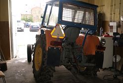 Szaleńcza ucieczka... traktorem