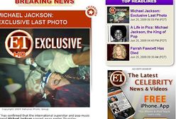 Ostatnie zdjęcie Michaela Jacksona