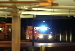 Amerykański samolot zjechał z pasa startowego i zapłonął