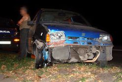 Po pijaku staranował znaki w centrum miasta