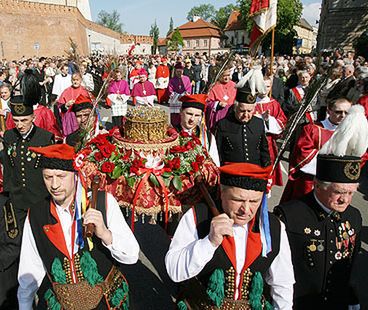 Procesja ku czci św. Stanisława, patrona Polski