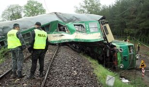Cztery osoby ranne w wypadku pociągu pod Olsztynem