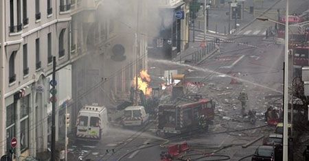 Centrum Lyonu wstrząsnął potężny wybuch gazu