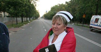 Podpaskami w strajkujące pielęgniarki