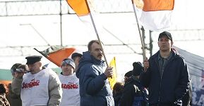 Kolejarze blokowali dworzec w Katowicach