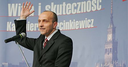 Marcinkiewicz lepszy na finiszu?