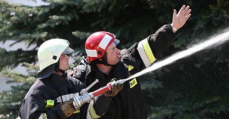Płonie hotel w lubelskim, nie ma informacji o ofiarach