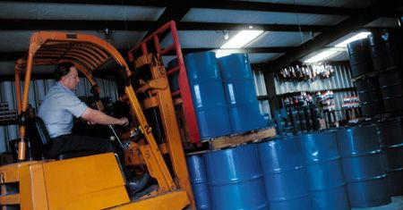 Magister na wózku widłowym