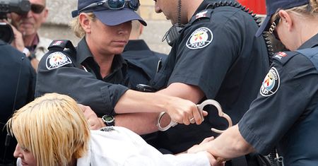 412 aresztowanych uczestników zajść w związku z G20